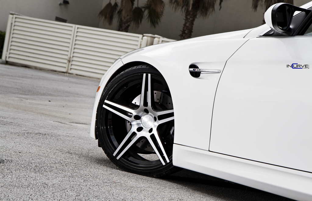 Incurve Wheels IC-S5 Machined Black on BMW M3 E93
